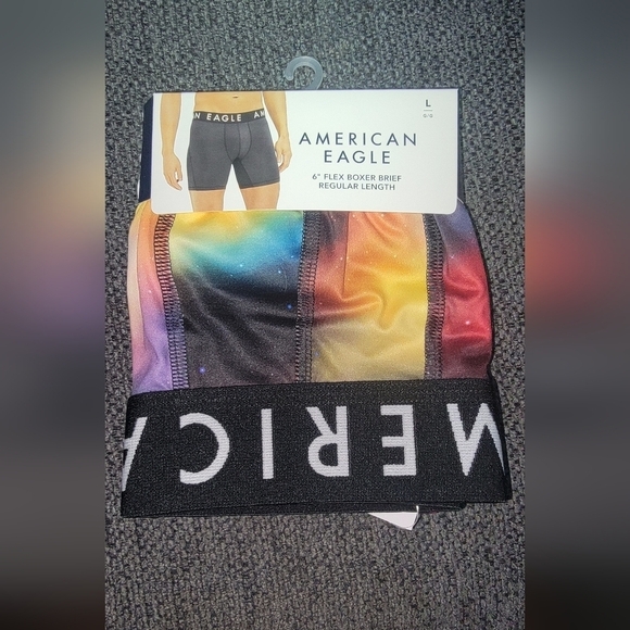 American Eagle Outfitters Other - American Eagle 6 in Flex Rainbow Galaxy Print Size L